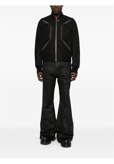 heizer flicght jacket man black RICK OWENS | RU01F2790 CDU09